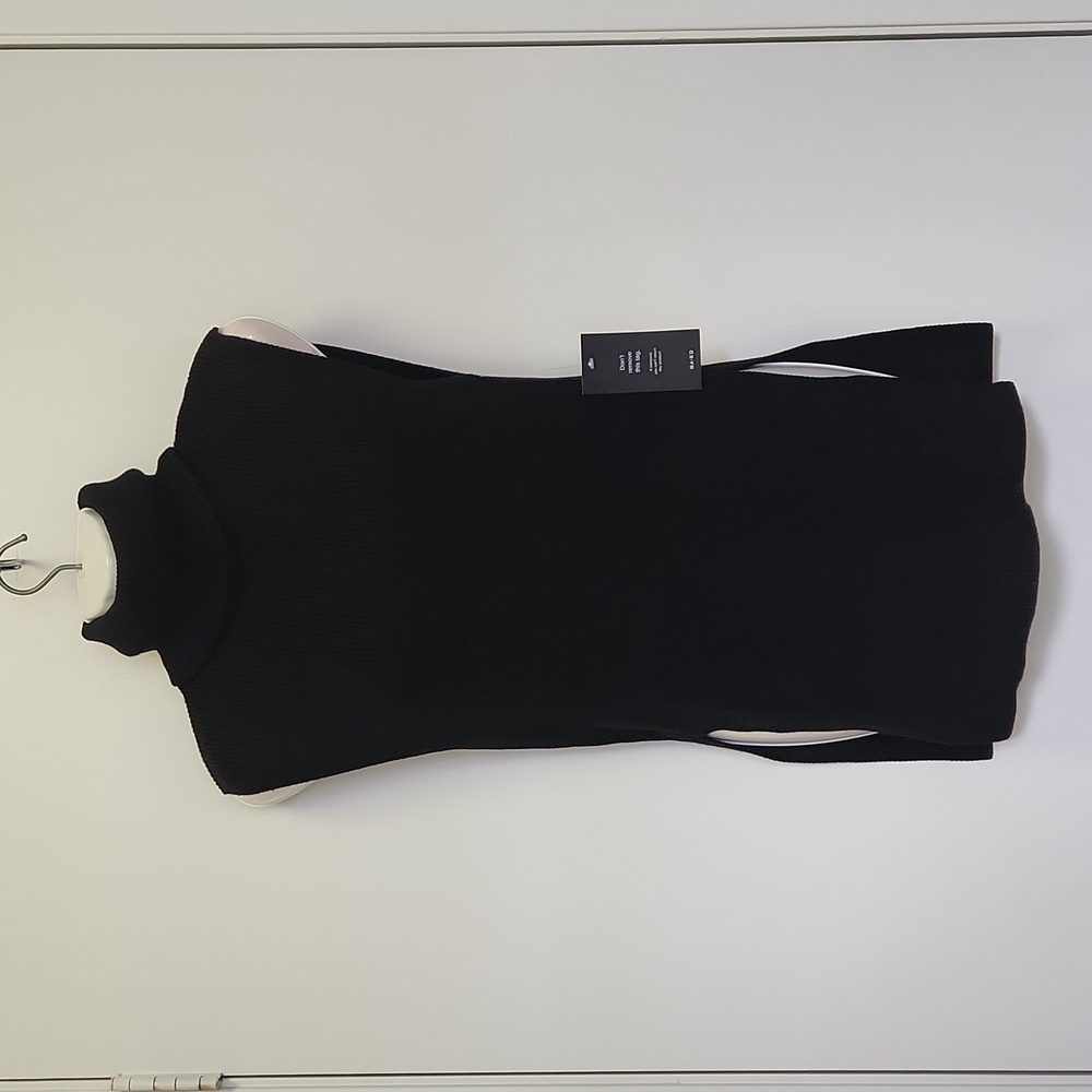 NA-KD Black Turtleneck Sleeveless Sweater